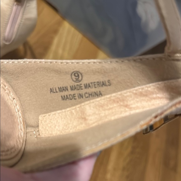 Liliana Beige Strappy Heels - Picture 4 of 4